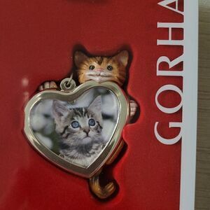 Gorham collection kitty circa 2007 Christmas ornament